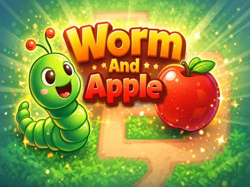 Play Worm And Apple - Free Online Puzzle