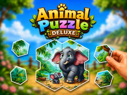 Play Animal Puzzle Deluxe - Free Online Puzzle