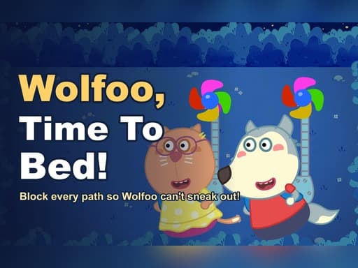 Play Wolfoo Time To Bed - Free Online Puzzle