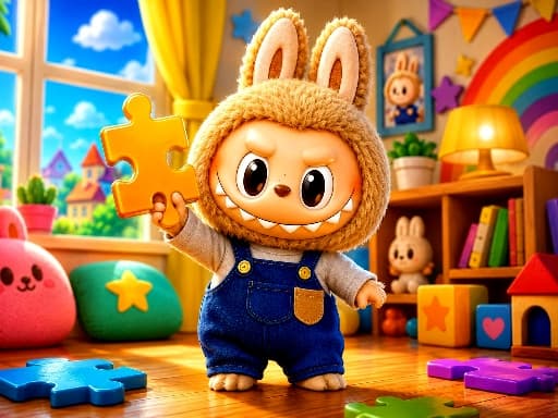 Play Labubu Jigsaw Puzzle Time - Free Online Puzzle