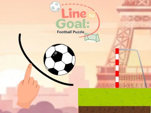 Play Line to Goal : Draw The Path - Free Online Sports