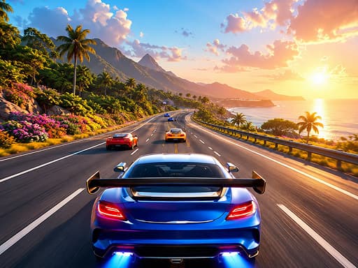 Play Highway Car Racer  - Free Online Adventure