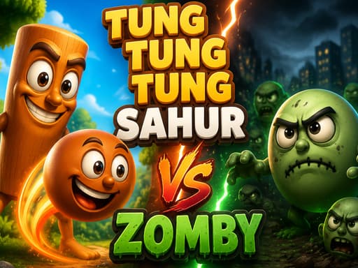 Play Tung Tung Tung Sahur Vs Zomby - Free Online Puzzle