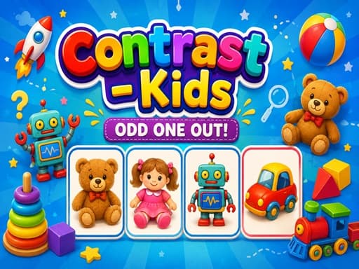 Play Contrast   Kids - Free Online Puzzle