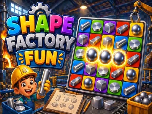 Play Shape Factory Fun - Free Online Puzzle