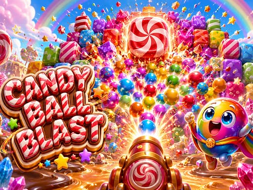 Play Candy Ball Blast - Free Online Arcade