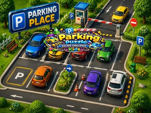 Play Parking Puzzle Escape Challenge   Kids - Free Online Puzzle