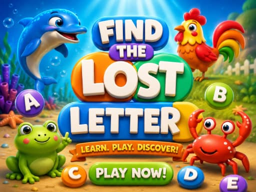 Play Find The Lost Letter 3D - Free Online Puzzle