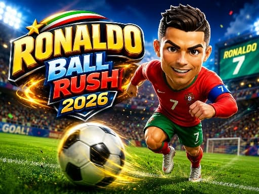 Play Ronaldo Ball Rush 2026 - Free Online Puzzle
