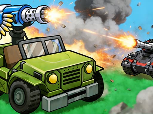 Play Tank Strike Wasteland Rogue - Free Online Shooting