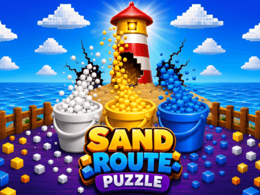 Play Sand Route Puzzle - Free Online Puzzle