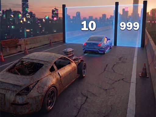 Play Car Evolution Pro : Math Gates - Free Online Racing