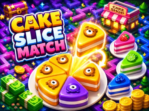 Play Cake Slice Match - Free Online Puzzle