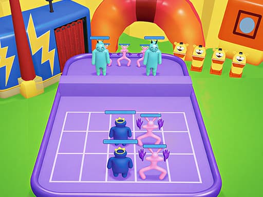 Play Merge Rainbow Fighting  - Free Online Puzzle