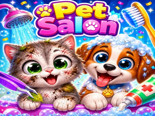Play Pet Salon: Cute Doctor - Free Online Puzzle