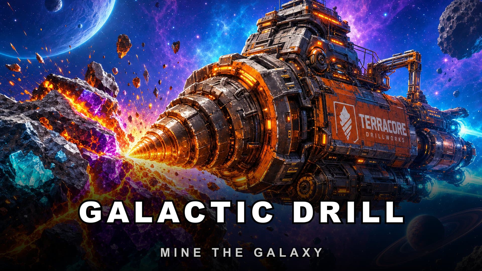 Play Galactic Drill - Free Online Arcade