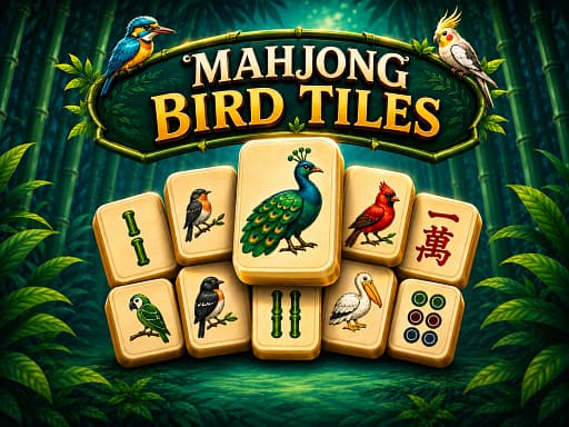Play Mahjong Bird Tiles - Free Online Puzzle